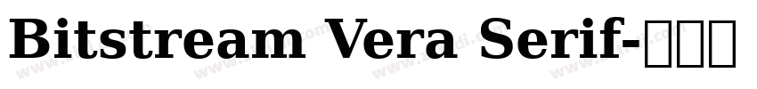 Bitstream Vera Serif字体转换